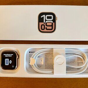 Apple Watch Series 10, 42mm, Rose Gold, S/M Band, GPS, 97% Battery Health